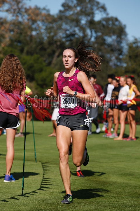 2014StanfordCollWomen-215.JPG - College race at the 2014 Stanford Cross Country Invitational, September 27, Stanford Golf Course, Stanford, California.